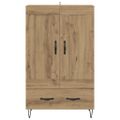 vidaXL Highboard Remeselný dub 69,5 x 31 x 115 cm Kompozitné drevo