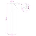 vidaXL Roleta Prírodná 40 x 220 cm Bambus