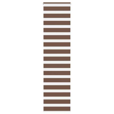 vidaXL Zebra roleta hnedá 65x230 cm šírka látky 60,9 cm polyester