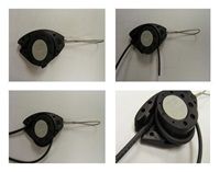 Kotva pre samonosné optické kable DROP FFTx G.657A do 3,5 mm
