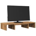 vidaXL Stojan na monitor dub artisan 60x24x10,5 cm kompozitné drevo