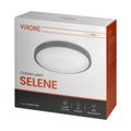 Stropné svietidlo ORNO SELENE CL/2XE27-10/G, 2xE27, max. 2x60W IP54, priemer 30,5 cm, šedá