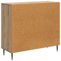 vidaXL Servírovacia skriňa Dub artisan 89 x 34,5 x 80 cm