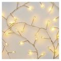 LED vianočný nano reťaz – ježko, 2,4 m, 3x AA, vnútorný, teplá biela, časovač