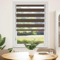 vidaXL Zebrová roleta 80,9x175 cm Šírka látky 76,7 cm, kávová
