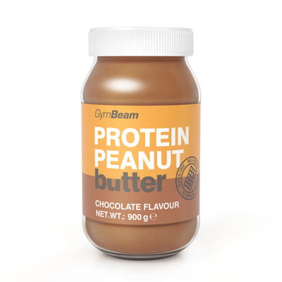 Proteínové arašidové maslo - GymBeam, čokoláda, 900 g
