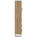 vidaXL Highboard Remeselný dub 34,5 x 34 x 180 cm Kompozitné drevo