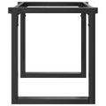 vidaXL Nohy konferenčného stolíka O-rám 80x40x43 cm oceľ
