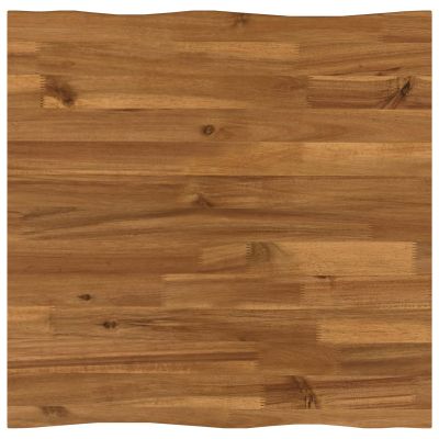vidaXL Obdĺžnikový stôl 60 x 60 x 3,5 cm Štvorcový Prírodná