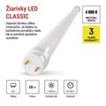 LED trubica T8 18 W 120 cm neutrálna biela