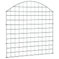 vidaXL Oblúkový záhradný plot 77,5x78,5 cm, zelený