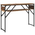 vidaXL Konferenčnýstolík Staré drevo Kompozitné drevo 105x30x75cm