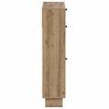 vidaXL Skriňa na topánky EDE 78 x 24 x 103 cm Kompozitné drevo