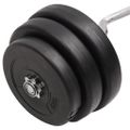 vidaXL Obojručná činka so závažiami 90 kg