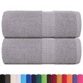 vidaXL Utierky na umývanie FROGN 2 ks sivé 30x30 cm 360 g/m²