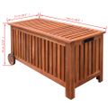 vidaXL Záhradný úložný box 118x52x58 cm, drevo