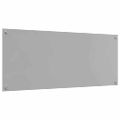 vidaXL Kuchynský obklad 2 ks Svetlosivá 120 x 50 cm tvrdené sklo