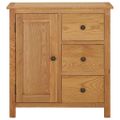 vidaXL Skrinka 70x35x75 cm dubový masív