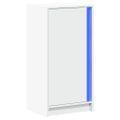 vidaXL Komoda s LED biela 77x34x85 cm kompozitné drevo