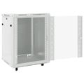 vidaXL 15U Serverová skriňa s otočnými nožičkami 19" IP20 60x45x86 cm