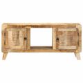 vidaXL TV skrinka 105x46x32 cm Masívne drevo hrubé mango