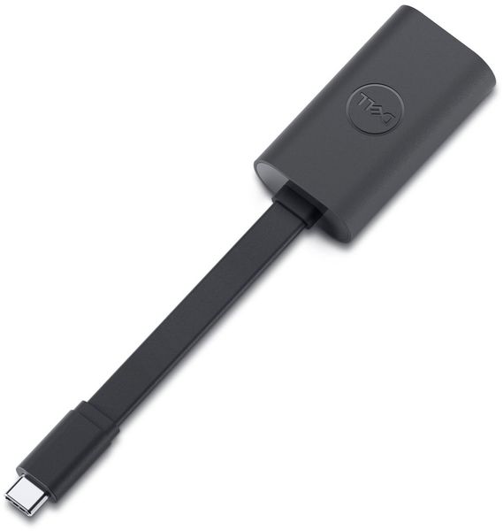 Dell Adapter -USB-C to 2.5G Ethernet Redukcia, USB-C (M) na RJ-45 (F), pre notebooky Dell Latitude a Precision, 2,5G Ethernet, čierny