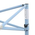 vidaXL Profesionálny skladací párty stan+4 steny 2x2 m, oceľ, krémový