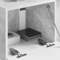 vidaXL TV nástenná skriňa 39 x 31 x 29,5 cm Betónová Kompozitné drevo