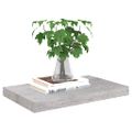 vidaXL Plávajúca nástenná polica betónovo sivá 50x23x3,8 cm MDF