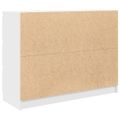 vidaXL Komoda biela 100x35x76 cm kompozitné drevo