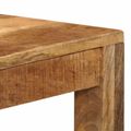 vidaXL Jedálenský stôl Hnedá 60 x 120 x 76 cm Masívne mango drevo