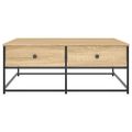 vidaXL Konferenčný stolík dub sonoma 100x99x40 cm kompozitné drevo