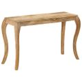 vidaXL Prístavný stolík z mangovníkového dreva 118x38x76 cm
