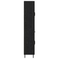vidaXL Highboard Čierny dub 69,5 x 34 x 180 cm Kompozitné drevo