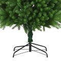 vidaXL Vianočný stromček s 300 LED-i so stojanom Zelená 240 cm PE