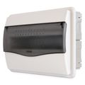 Rozvádzač NUOVA 3512 IP40, 12mod., pod omietku, priehľ. dvere, 215x305x100mm