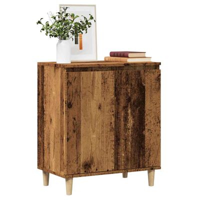 vidaXL Komoda staré drevo 60x35x70 cm spracované drevo