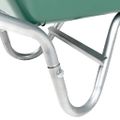 vidaXL Wheelbarrow Green 90 L 150 kg Pozinkovaná oceľ a plast