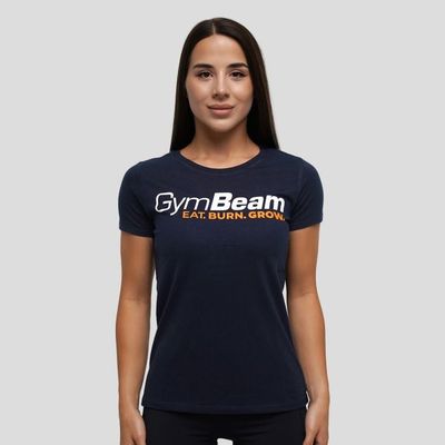 Dámske tričko Grow Navy - GymBeam, veľkosť XXL, veľkosť oblečenia XXL