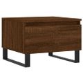 vidaXL Konferenčný stolík hnedý dub 50x46x35 cm kompozitné drevo