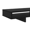 vidaXL Stojan na monitor Čierna 100 x 27 x 15 cm Kompozitné drevo