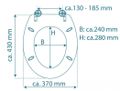 Schütte BLACK STONE | MDF HG, Soft Close