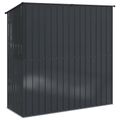 vidaXL Záhradné prístrešky Antracit 203 x 85,5 x 200 cm Kov