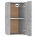 vidaXL | Stenová TV skriňa | 2 pcs Betónovo sivá 30.5 x 30 x 60 cm