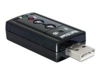 Zvuková karta - 24 bitov - 96 kHz - 7.1 - USB 2.0 - CM6533