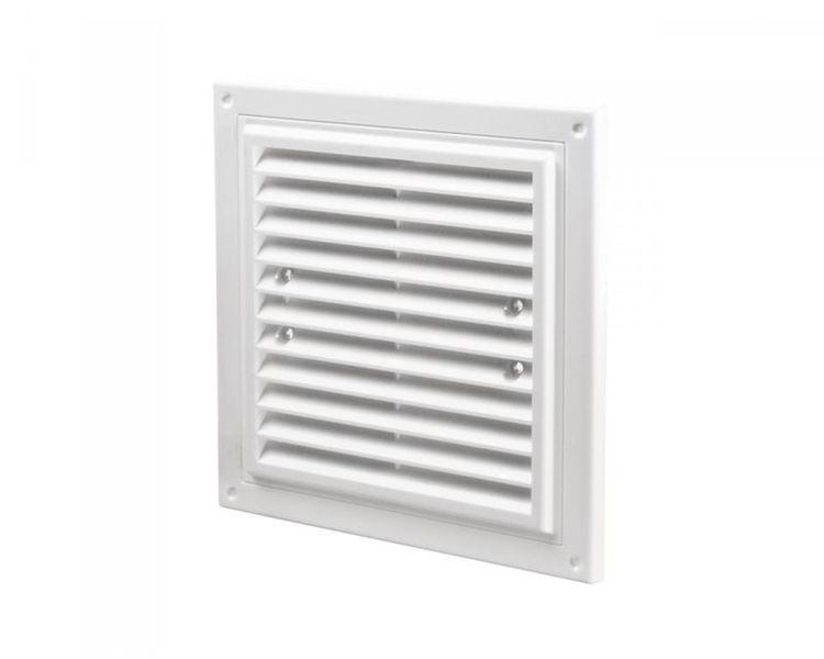 VENTS MV 150x150s - 150x150mm, biela, plastová, sieťka proti hmyzu