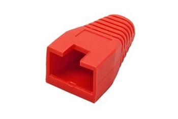 Ochranná krytka konektora RJ45 s výrezom, červená Ochranná krytka konektoru RJ45 s výrezom , červená