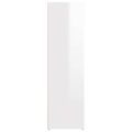 vidaXL Komoda lesklá biela 80x30x106 cm spracované drevo
