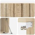 vidaXL Nástenná TV skrinka 59,5 x 41 x 30 cm Dub sonoma