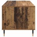 vidaXL Konferenčný stolík Staré drevo 90 x 49 x 45 cm Kompozitné drevo